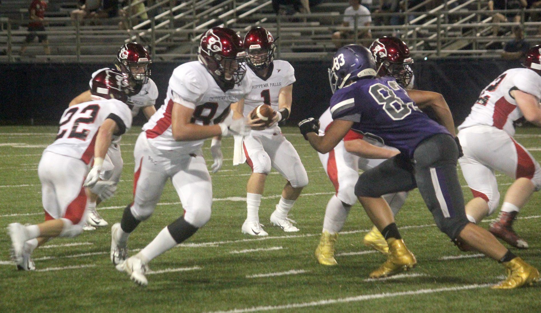 Chi-Hi football at Eau Claire Memorial 9-14-18